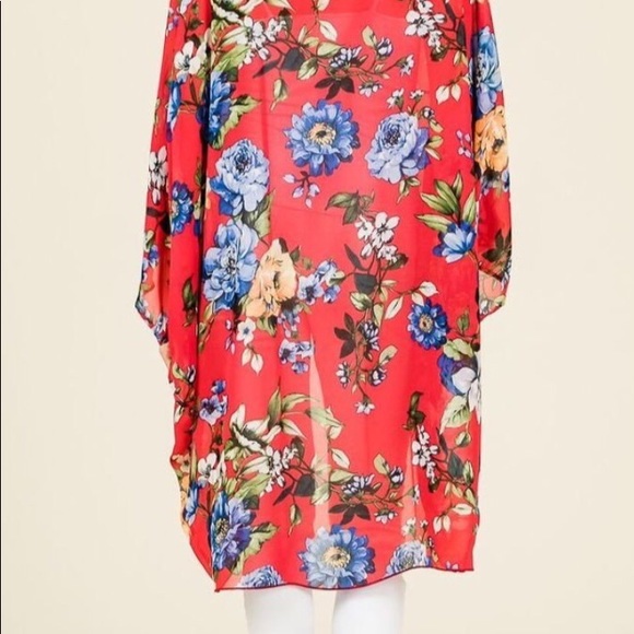 🌺PLUS floral kimono🌺 - Picture 4 of 4